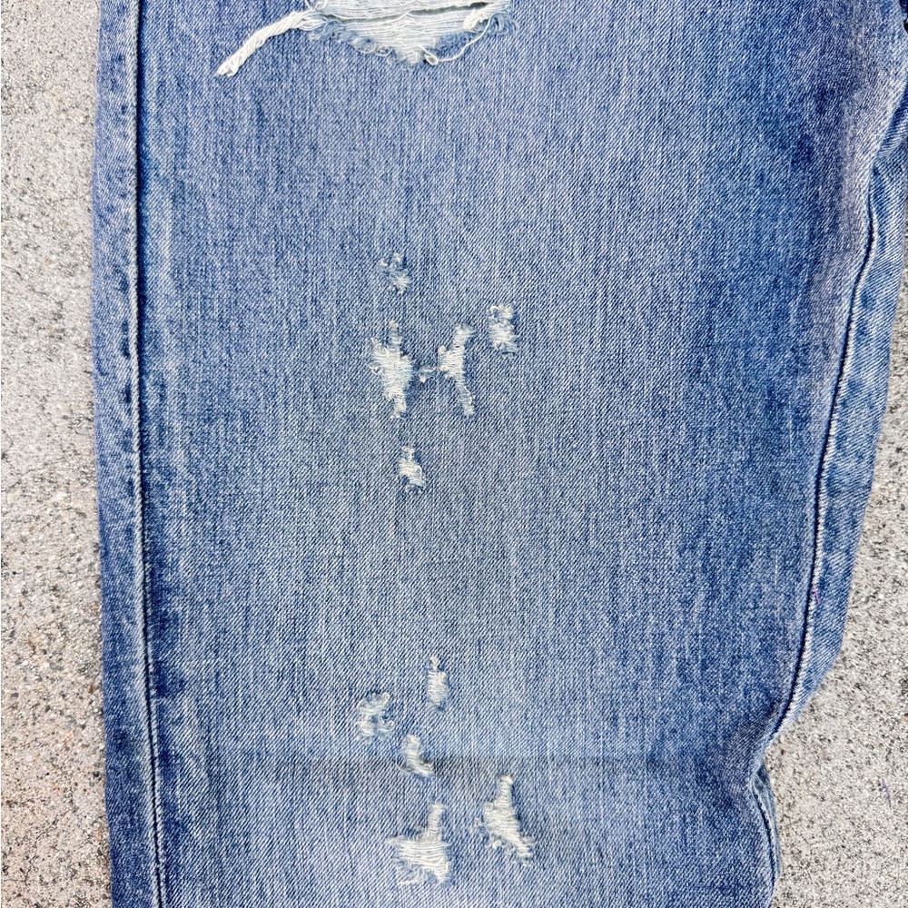 Vintage Levi’s 511 Distressed Patchwork Jeans - image 4